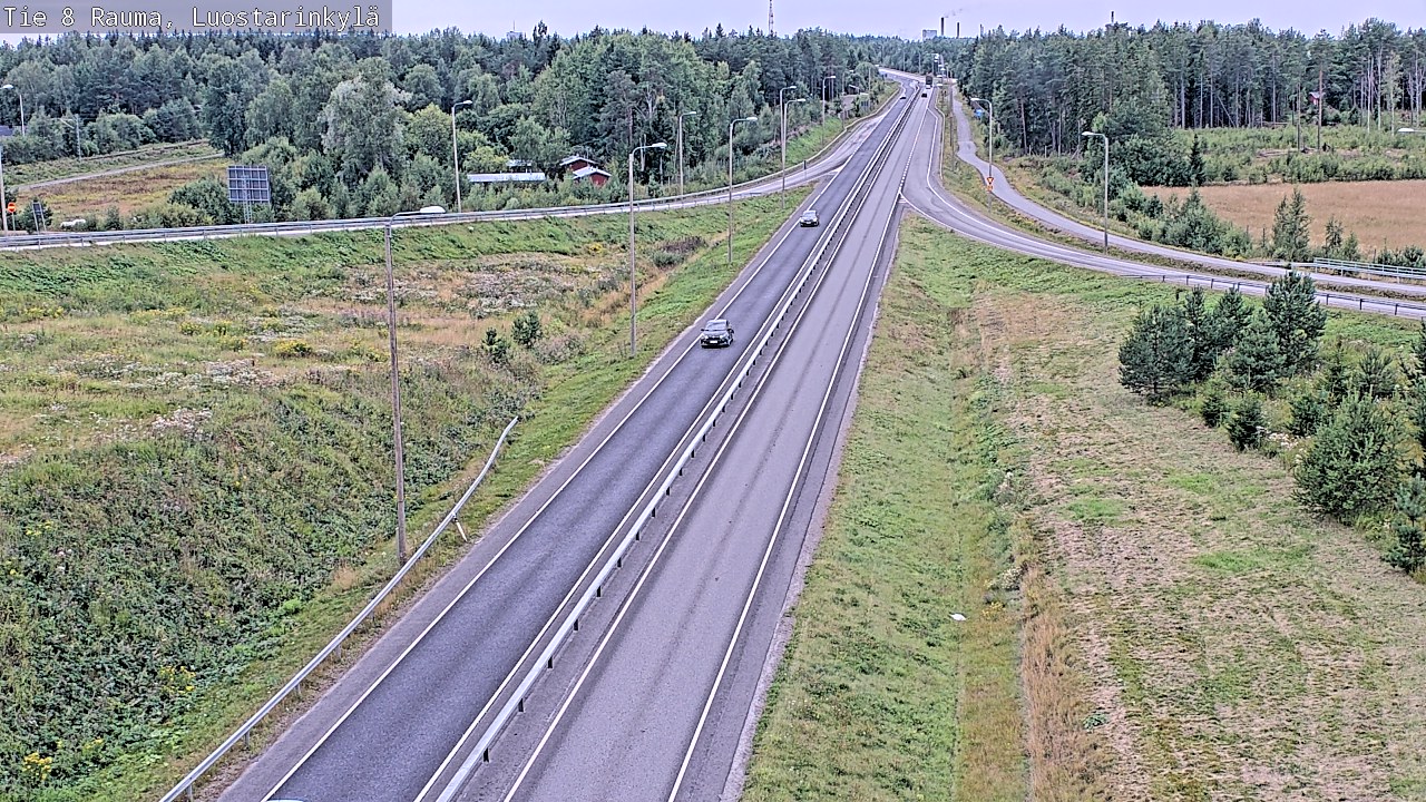 Weather Camera Image Road 8 Rauma, Luostarinkylä, Rauma, Satakunta