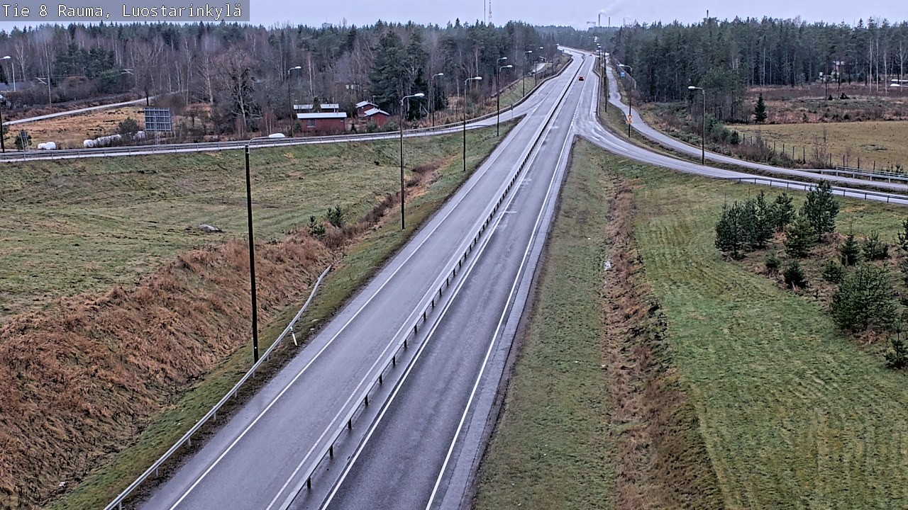 Kelikamerat Kuva Tie 8 Rauma, Luostarinkylä, Rauma, Satakunta