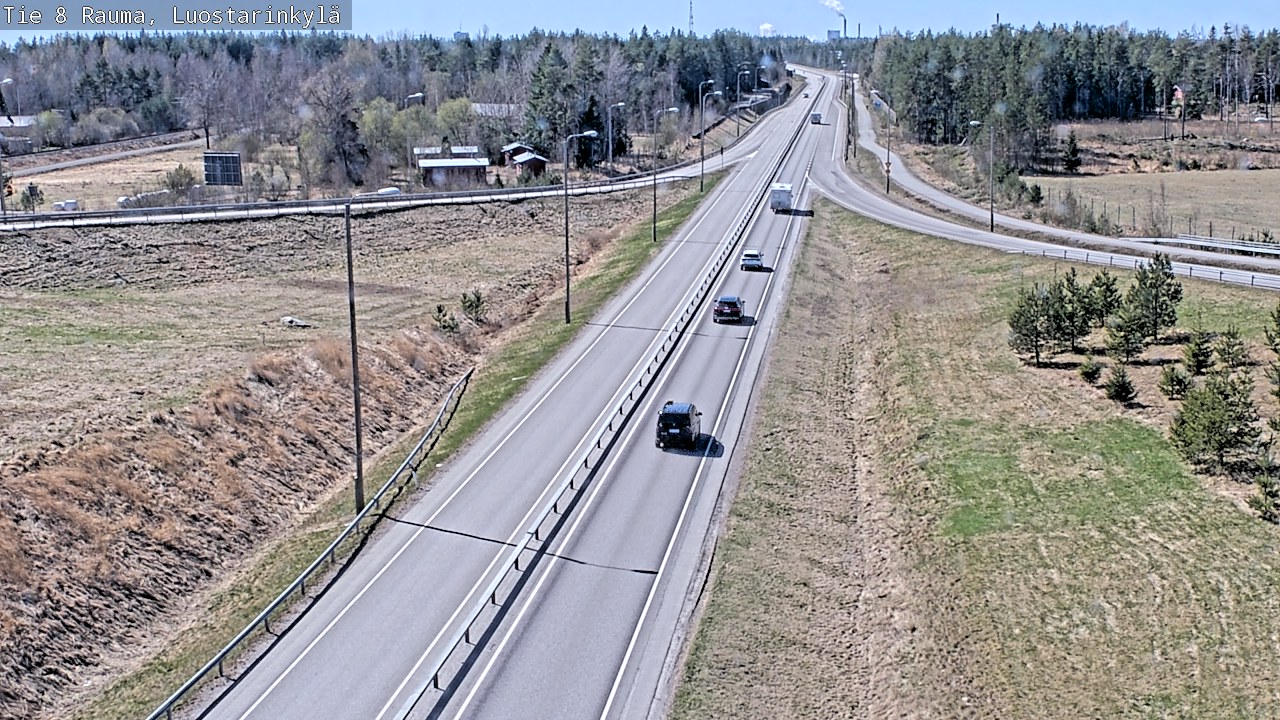 Kelikamerat Kuva Tie 8 Rauma, Luostarinkylä, Rauma, Satakunta