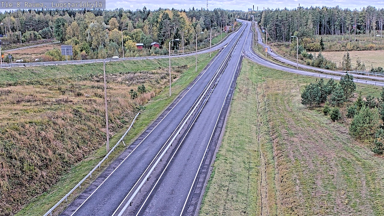 Weather Camera Image Road 8 Rauma, Luostarinkylä, Rauma, Satakunta