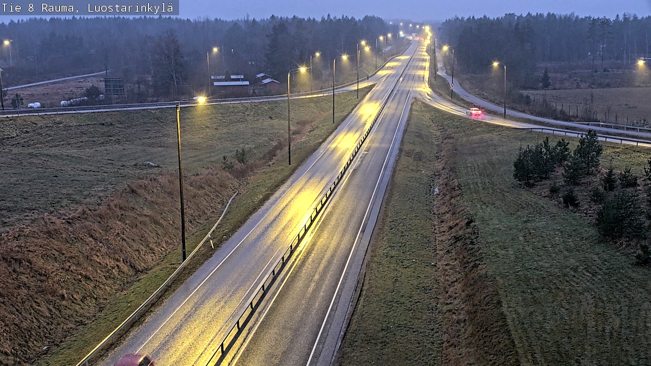 Weather Camera Image Road 8 Rauma, Luostarinkylä, Rauma, Satakunta