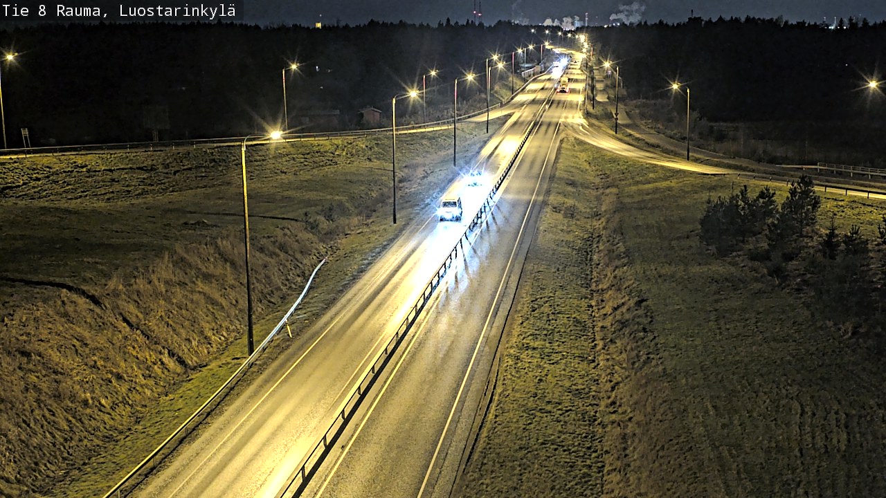 Weather Camera Image Road 8 Rauma, Luostarinkylä, Rauma, Satakunta