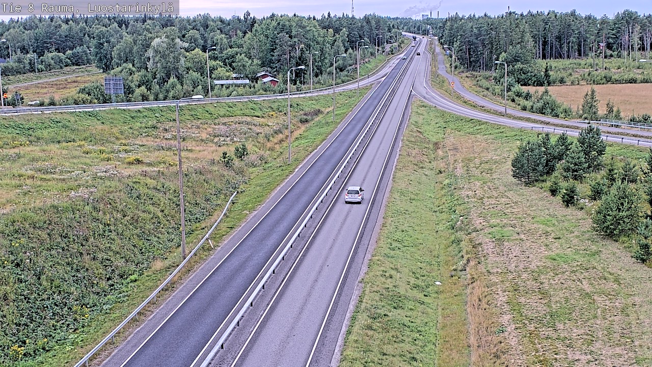 Weather Camera Image Road 8 Rauma, Luostarinkylä, Rauma, Satakunta