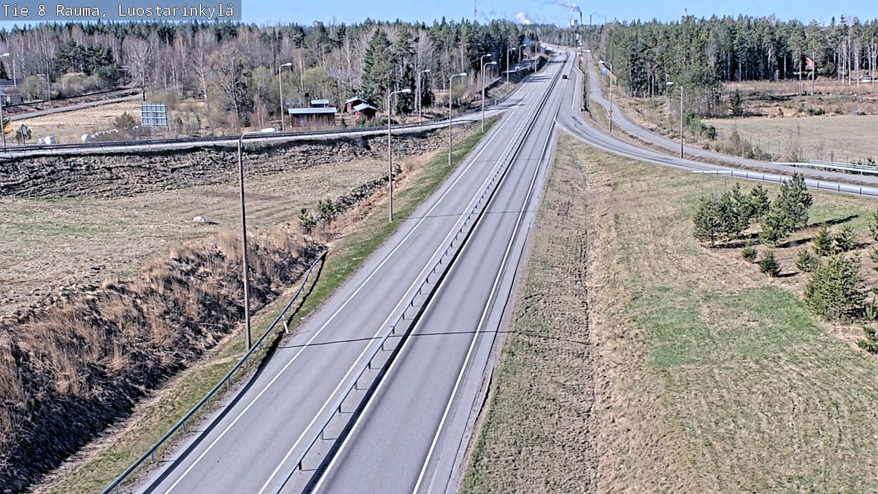 Kelikamerat Kuva Tie 8 Rauma, Luostarinkylä, Rauma, Satakunta