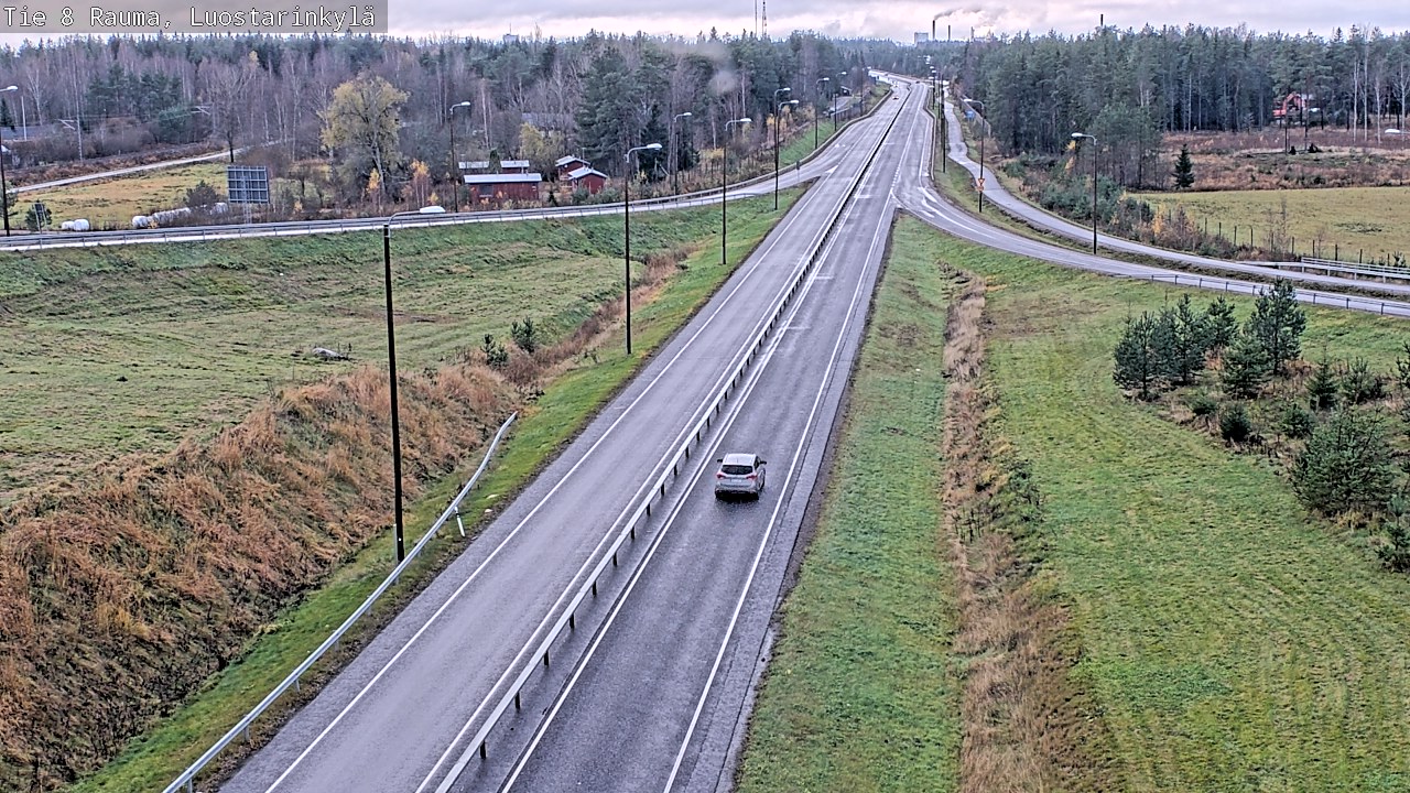 Kelikamerat Kuva Tie 8 Rauma, Luostarinkylä, Rauma, Satakunta