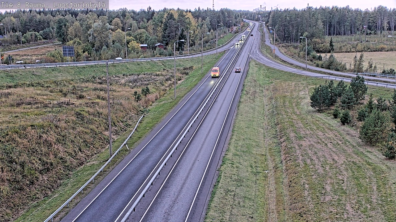 Kelikamerat Kuva Tie 8 Rauma, Luostarinkylä, Rauma, Satakunta