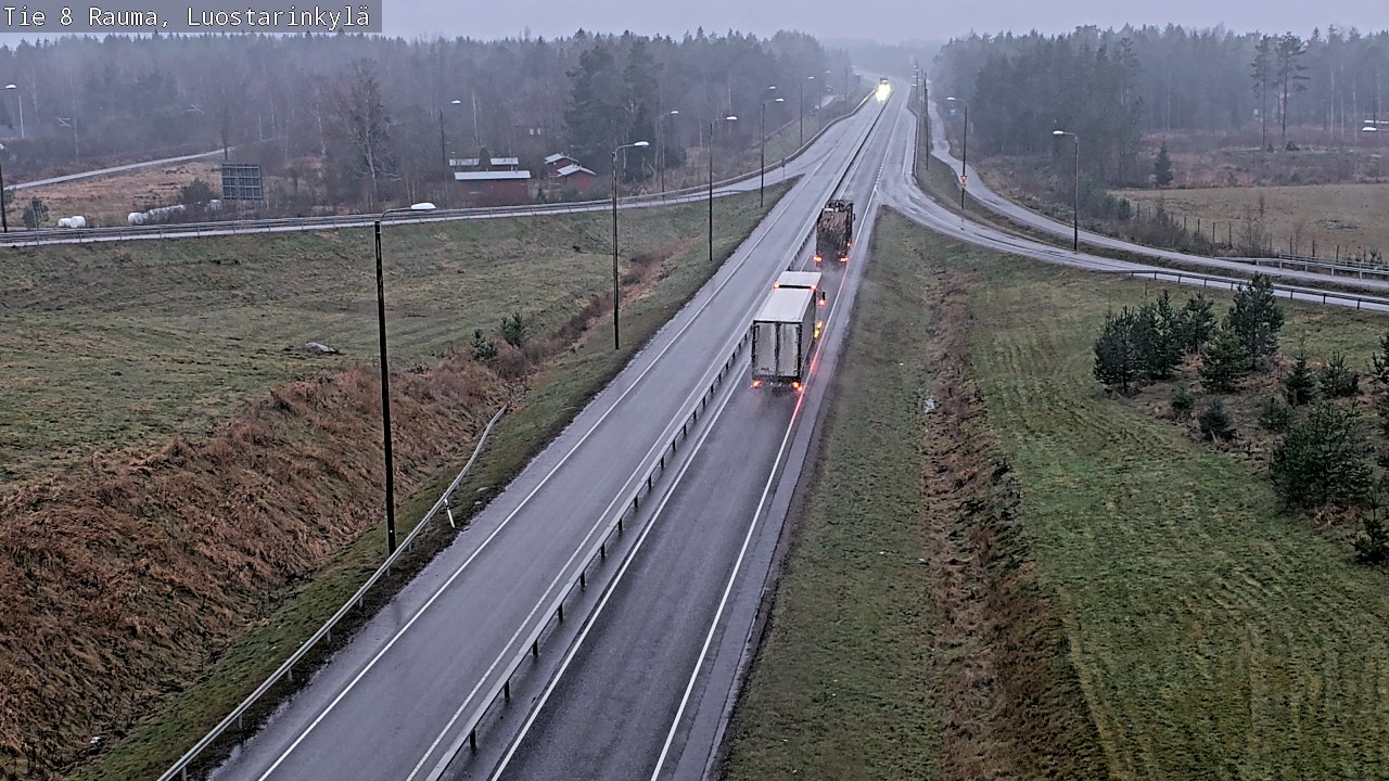 Weather Camera Image Road 8 Rauma, Luostarinkylä, Rauma, Satakunta