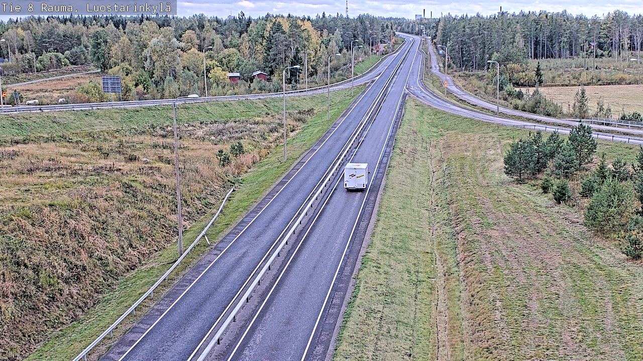 Weather Camera Image Road 8 Rauma, Luostarinkylä, Rauma, Satakunta