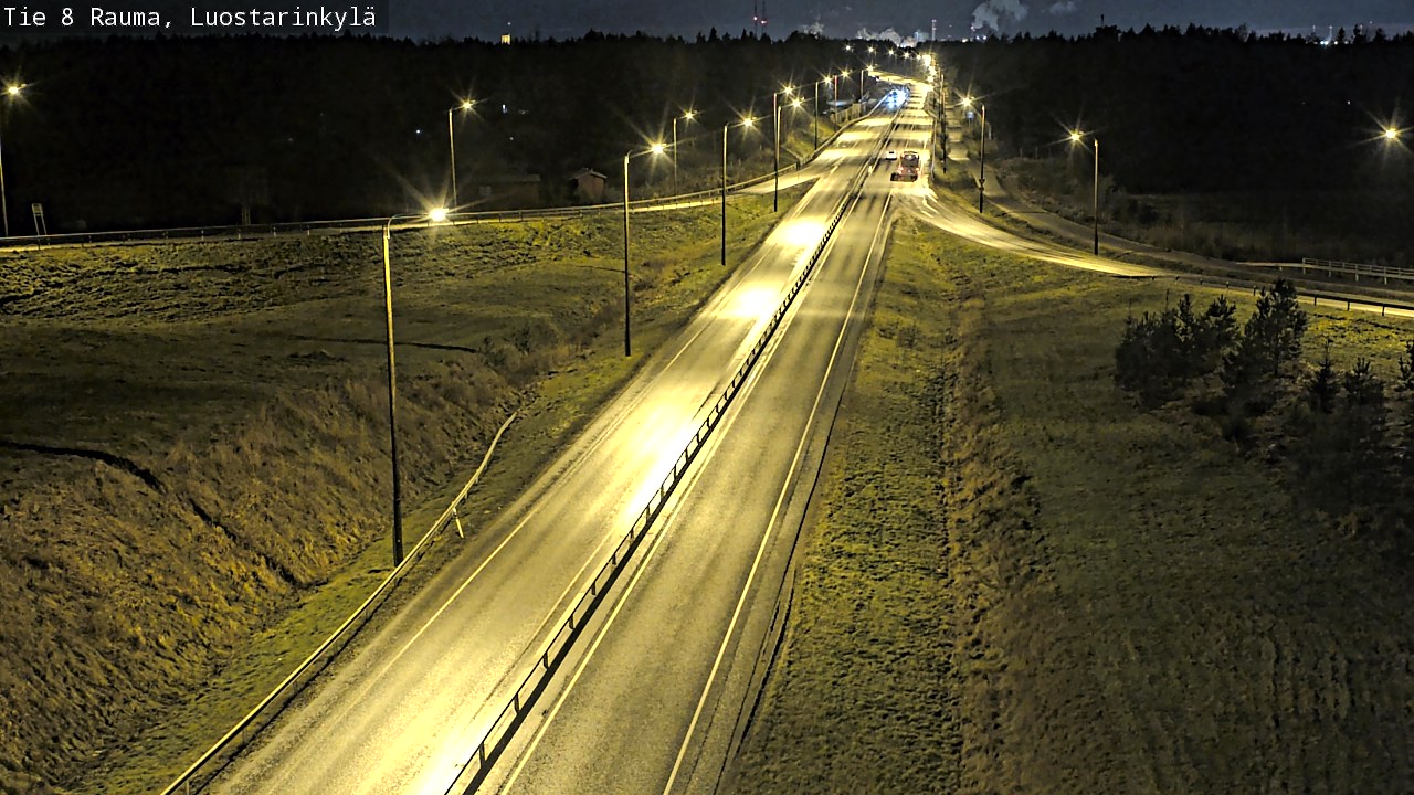Weather Camera Image Road 8 Rauma, Luostarinkylä, Rauma, Satakunta