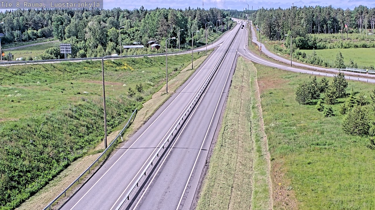 Kelikamerat Kuva Tie 8 Rauma, Luostarinkylä, Rauma, Satakunta