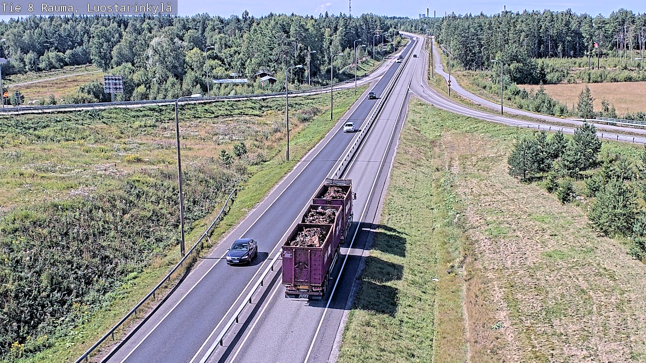Kelikamerat Kuva Tie 8 Rauma, Luostarinkylä, Rauma, Satakunta