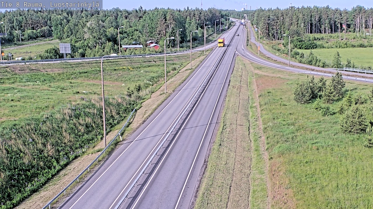 Weather Camera Image Road 8 Rauma, Luostarinkylä, Rauma, Satakunta
