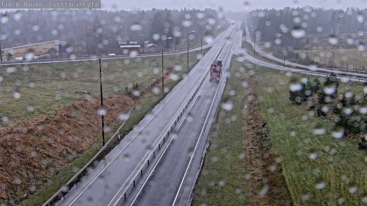 Weather Camera Image Road 8 Rauma, Luostarinkylä, Rauma, Satakunta