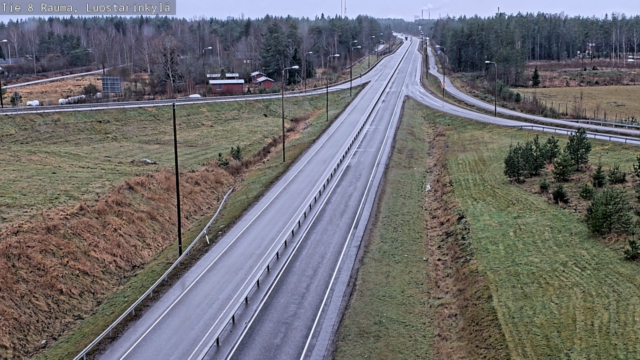 Kelikamerat Kuva Tie 8 Rauma, Luostarinkylä, Rauma, Satakunta