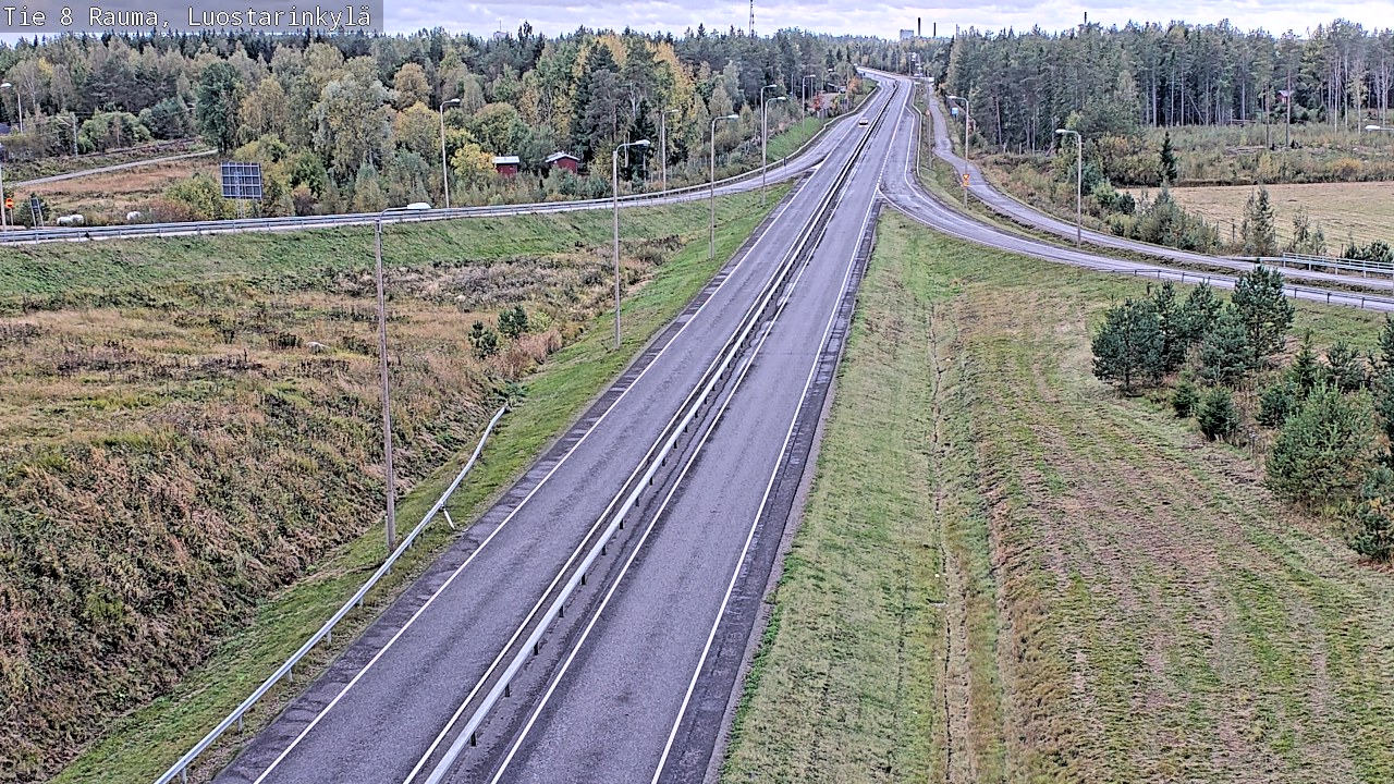 Weather Camera Image Road 8 Rauma, Luostarinkylä, Rauma, Satakunta
