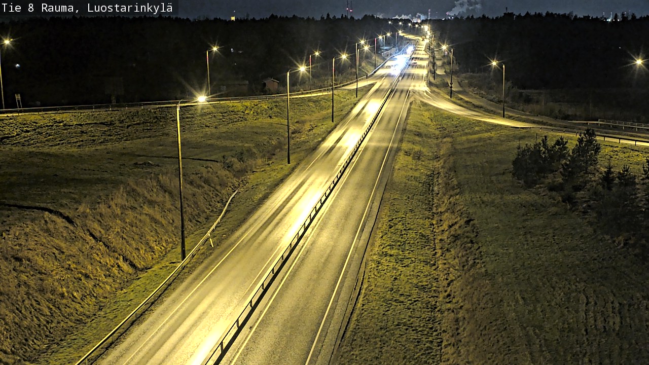Weather Camera Image Road 8 Rauma, Luostarinkylä, Rauma, Satakunta