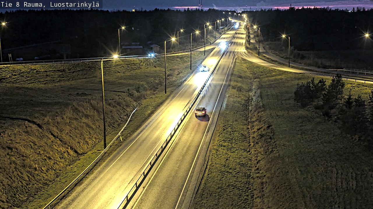 Weather Camera Image Road 8 Rauma, Luostarinkylä, Rauma, Satakunta