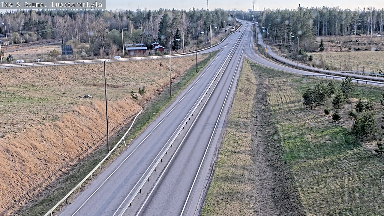 Weather Camera Image Road 8 Rauma, Luostarinkylä, Rauma, Satakunta