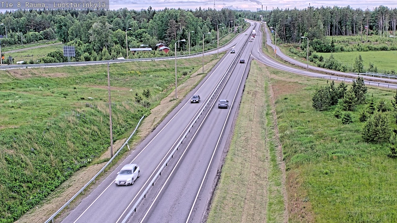 Kelikamerat Kuva Tie 8 Rauma, Luostarinkylä, Rauma, Satakunta
