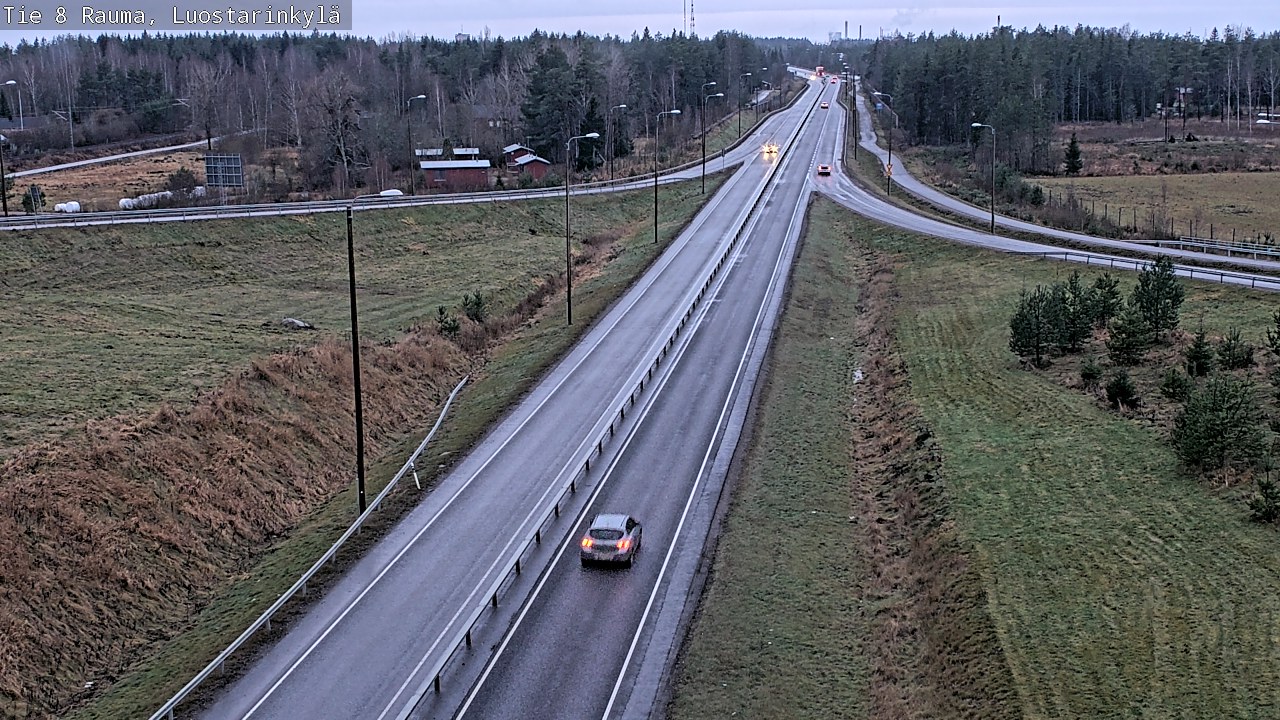 Kelikamerat Kuva Tie 8 Rauma, Luostarinkylä, Rauma, Satakunta