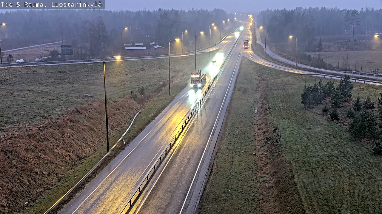 Weather Camera Image Road 8 Rauma, Luostarinkylä, Rauma, Satakunta
