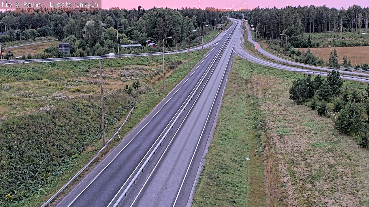 Weather Camera Image Road 8 Rauma, Luostarinkylä, Rauma, Satakunta