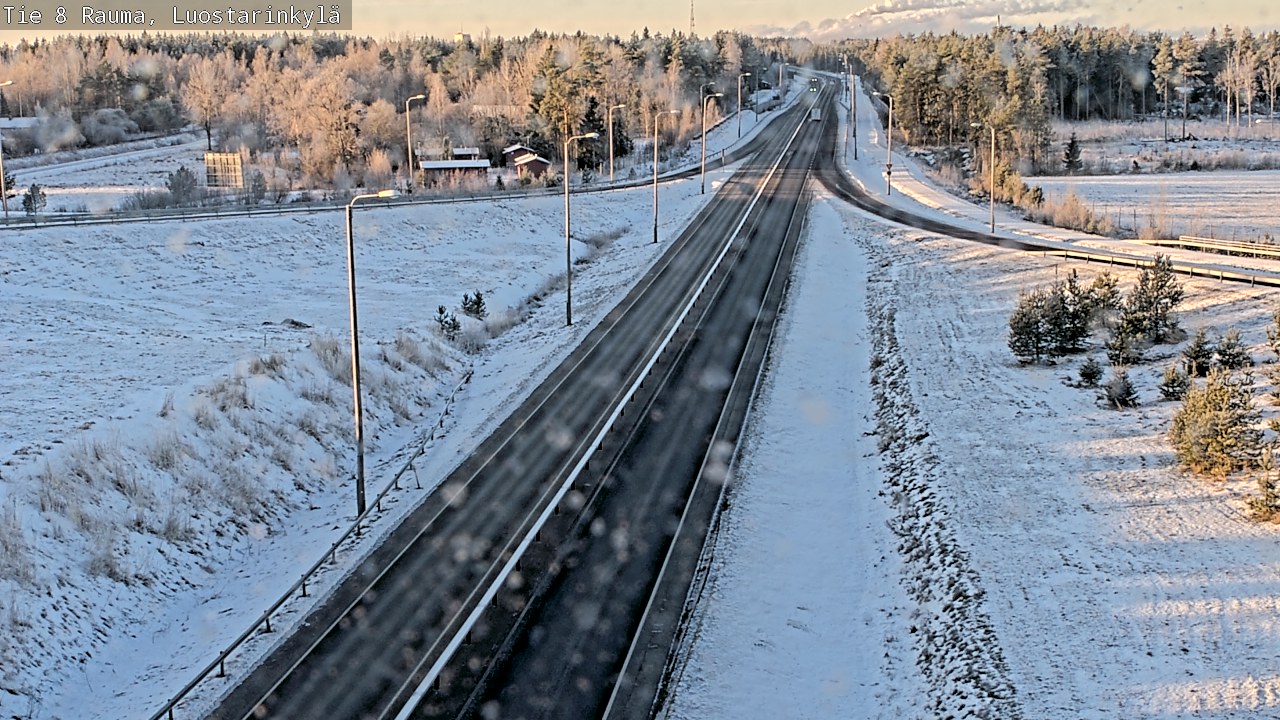Weather Camera Image Väg 8 Raumo, Luostarinkylä, Rauma, Satakunta