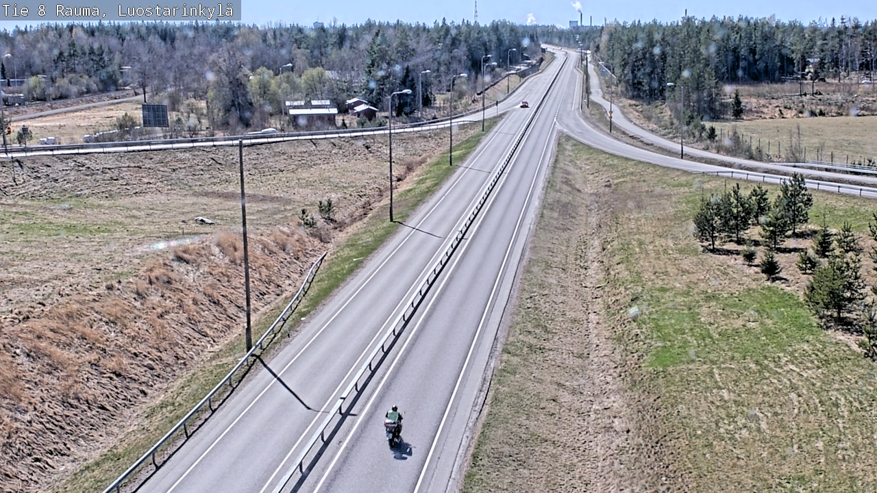 Kelikamerat Kuva Tie 8 Rauma, Luostarinkylä, Rauma, Satakunta