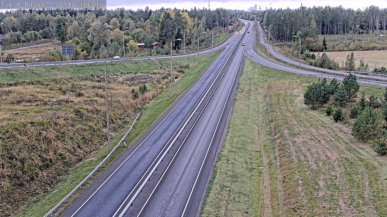 Kelikamerat Kuva Tie 8 Rauma, Luostarinkylä, Rauma, Satakunta