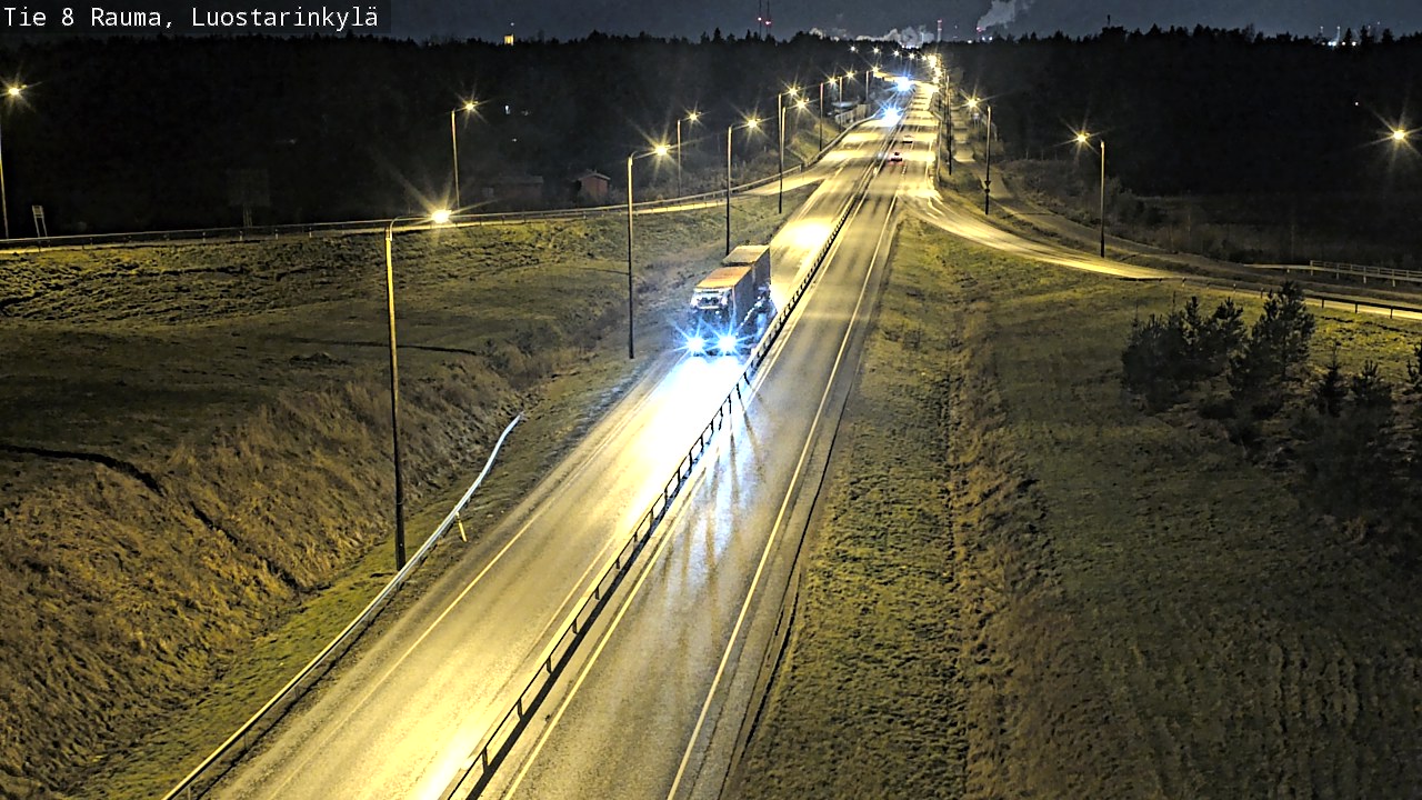 Weather Camera Image Road 8 Rauma, Luostarinkylä, Rauma, Satakunta