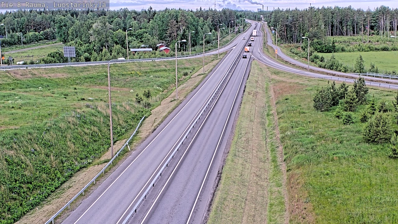 Kelikamerat Kuva Tie 8 Rauma, Luostarinkylä, Rauma, Satakunta