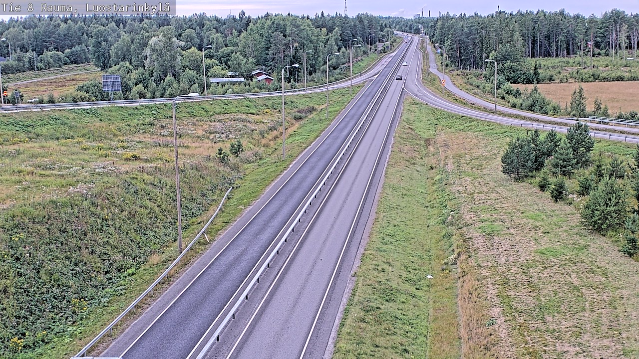 Weather Camera Image Road 8 Rauma, Luostarinkylä, Rauma, Satakunta