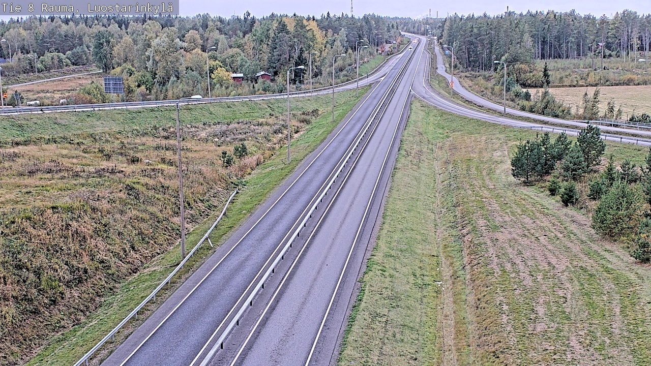 Kelikamerat Kuva Tie 8 Rauma, Luostarinkylä, Rauma, Satakunta