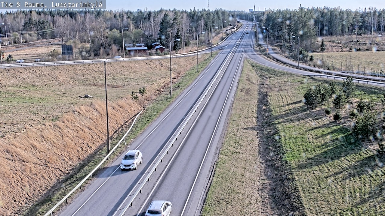 Weather Camera Image Road 8 Rauma, Luostarinkylä, Rauma, Satakunta
