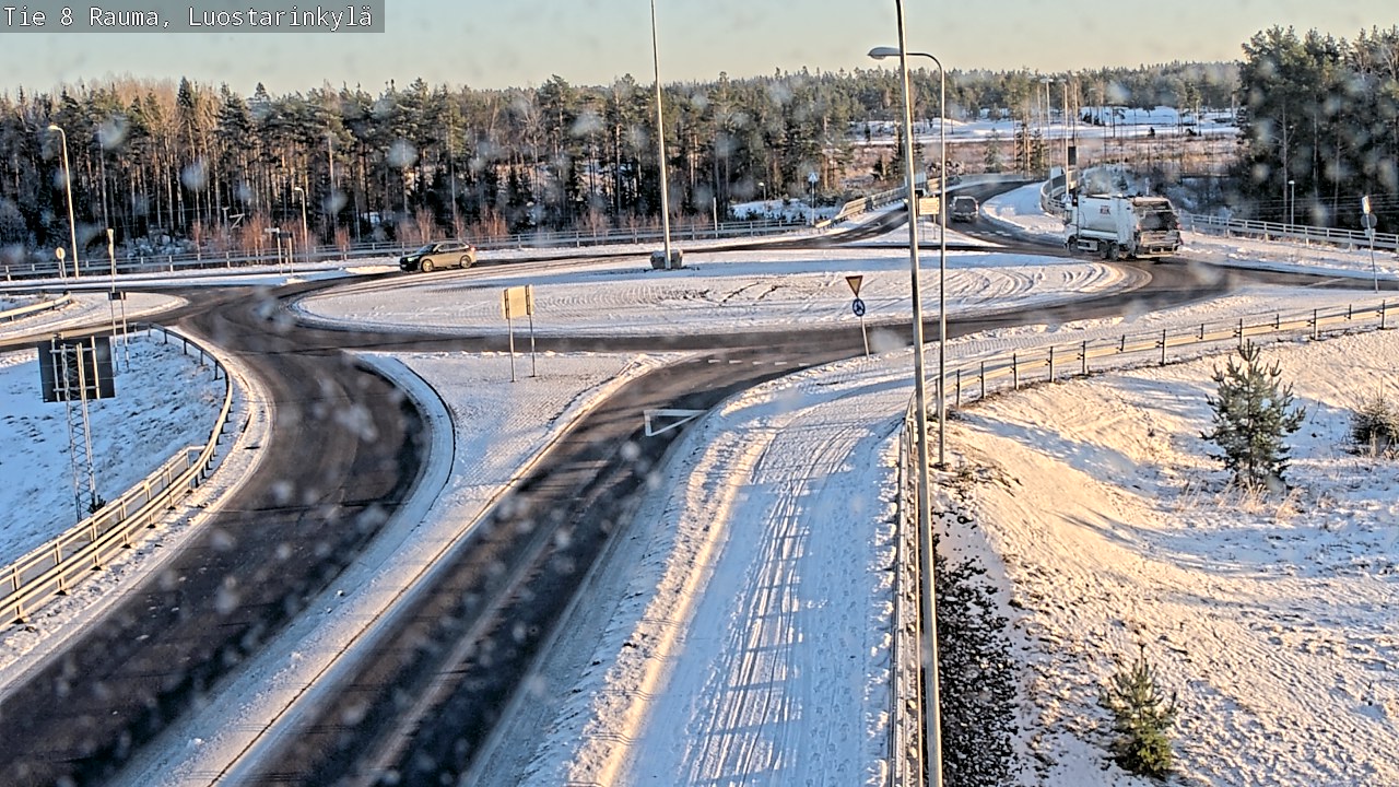 Weather Camera Image Road 8 Rauma, Luostarinkylä, Rauma, Satakunta