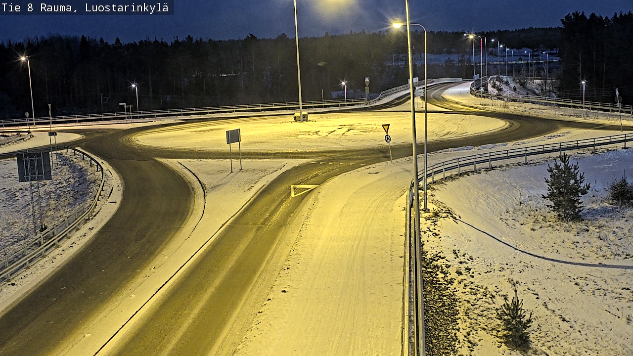 Weather Camera Image Road 8 Rauma, Luostarinkylä, Rauma, Satakunta