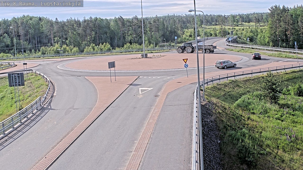 Weather Camera Image Road 8 Rauma, Luostarinkylä, Rauma, Satakunta