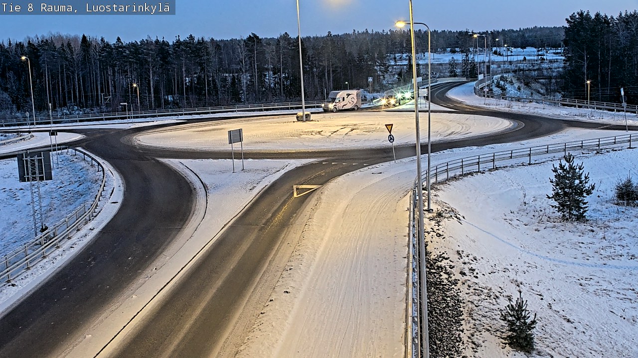 Weather Camera Image Road 8 Rauma, Luostarinkylä, Rauma, Satakunta