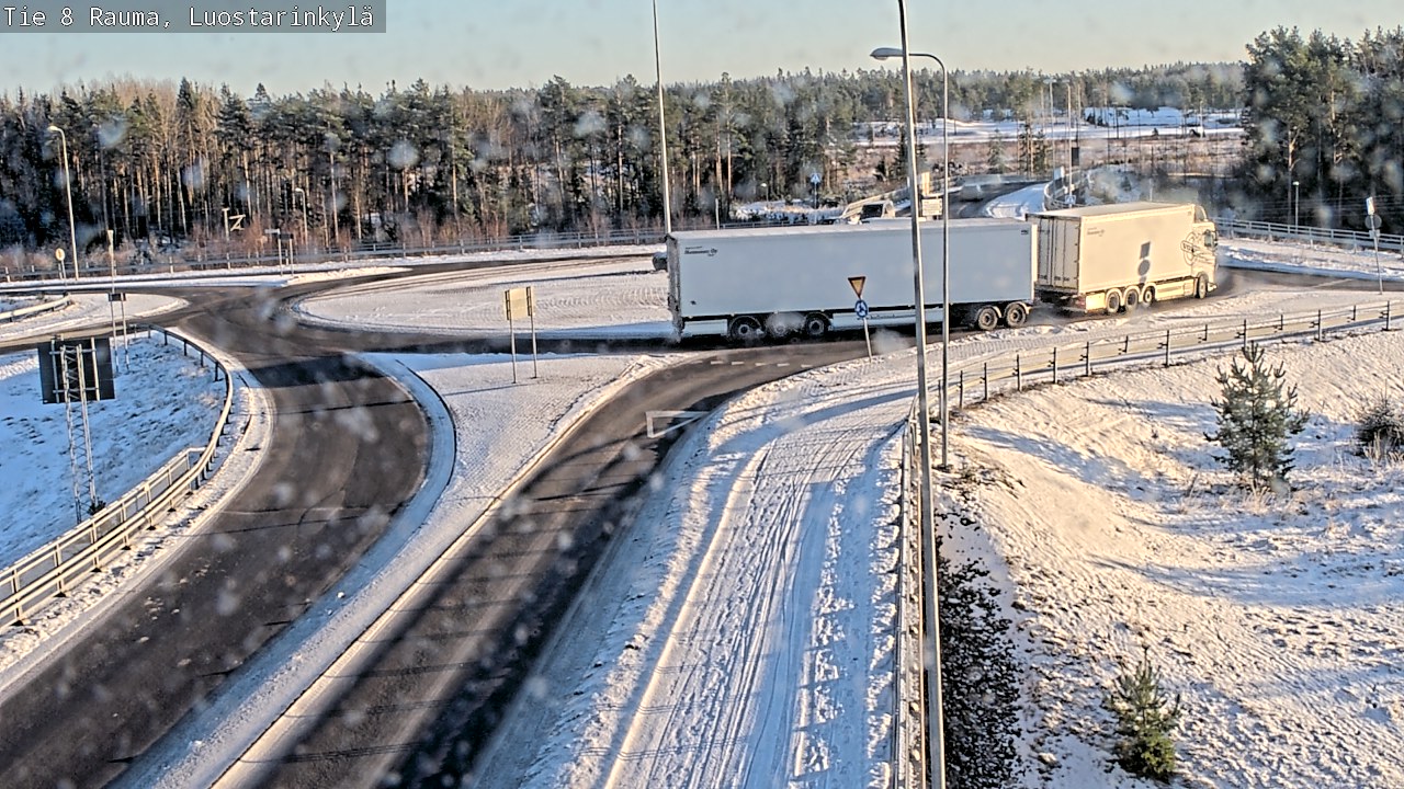 Weather Camera Image Road 8 Rauma, Luostarinkylä, Rauma, Satakunta