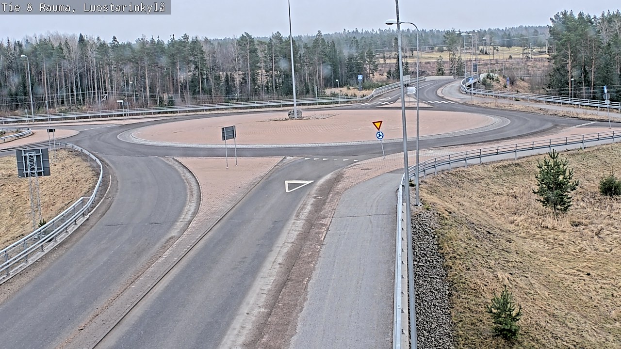 Weather Camera Image Road 8 Rauma, Luostarinkylä, Rauma, Satakunta
