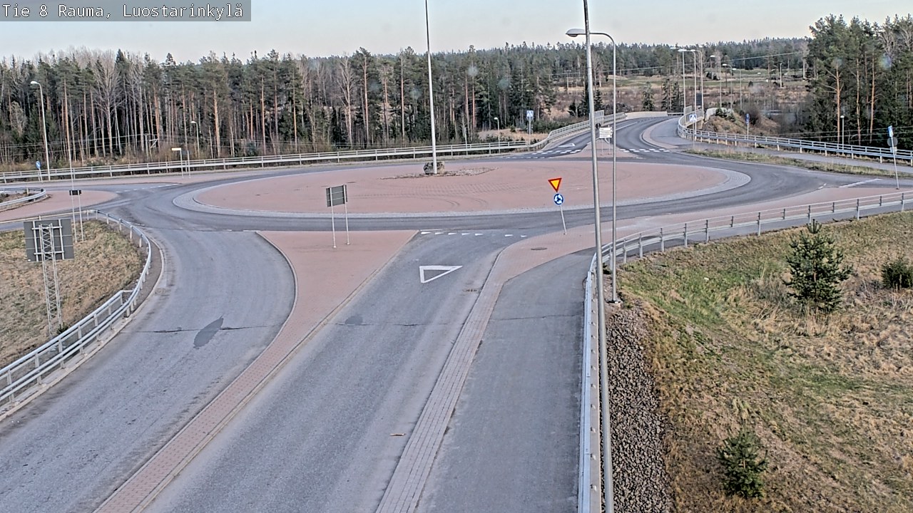 Weather Camera Image Road 8 Rauma, Luostarinkylä, Rauma, Satakunta