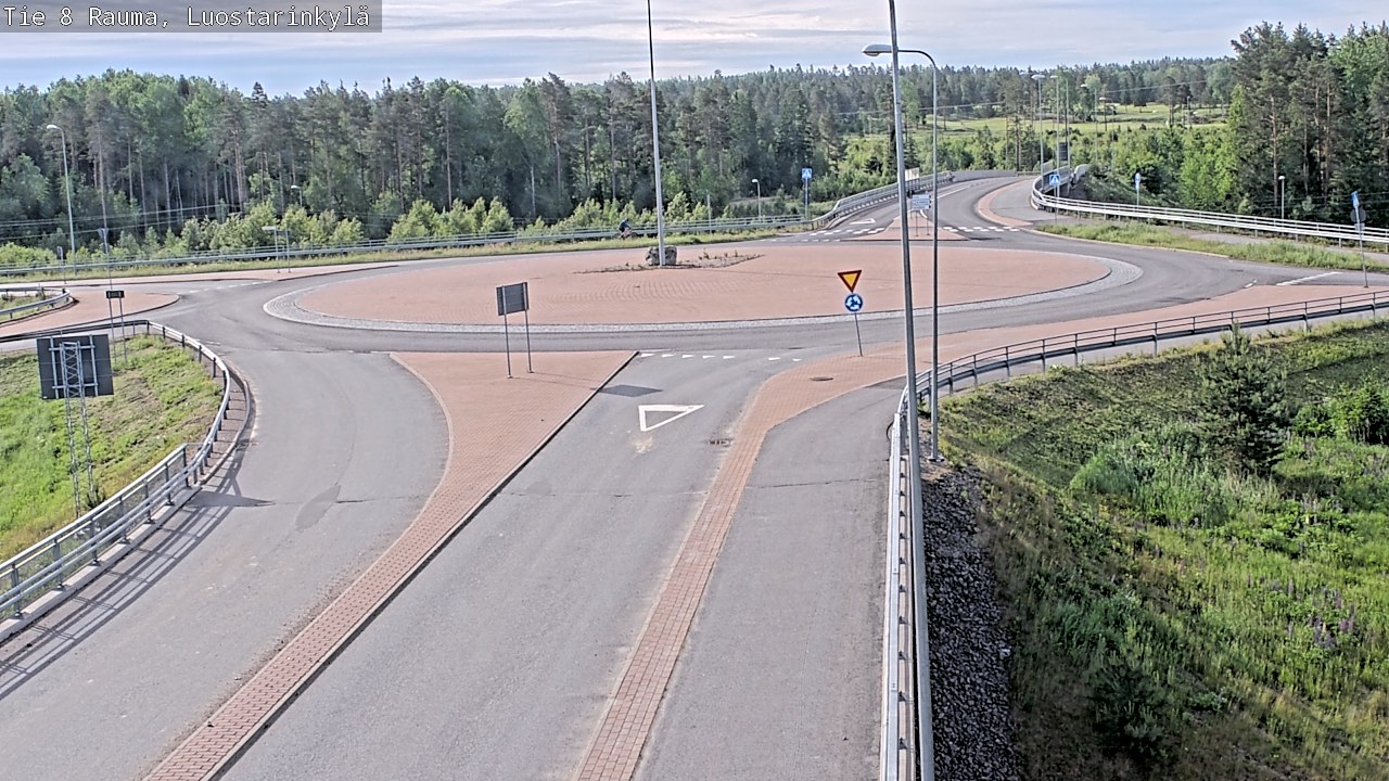 Weather Camera Image Road 8 Rauma, Luostarinkylä, Rauma, Satakunta