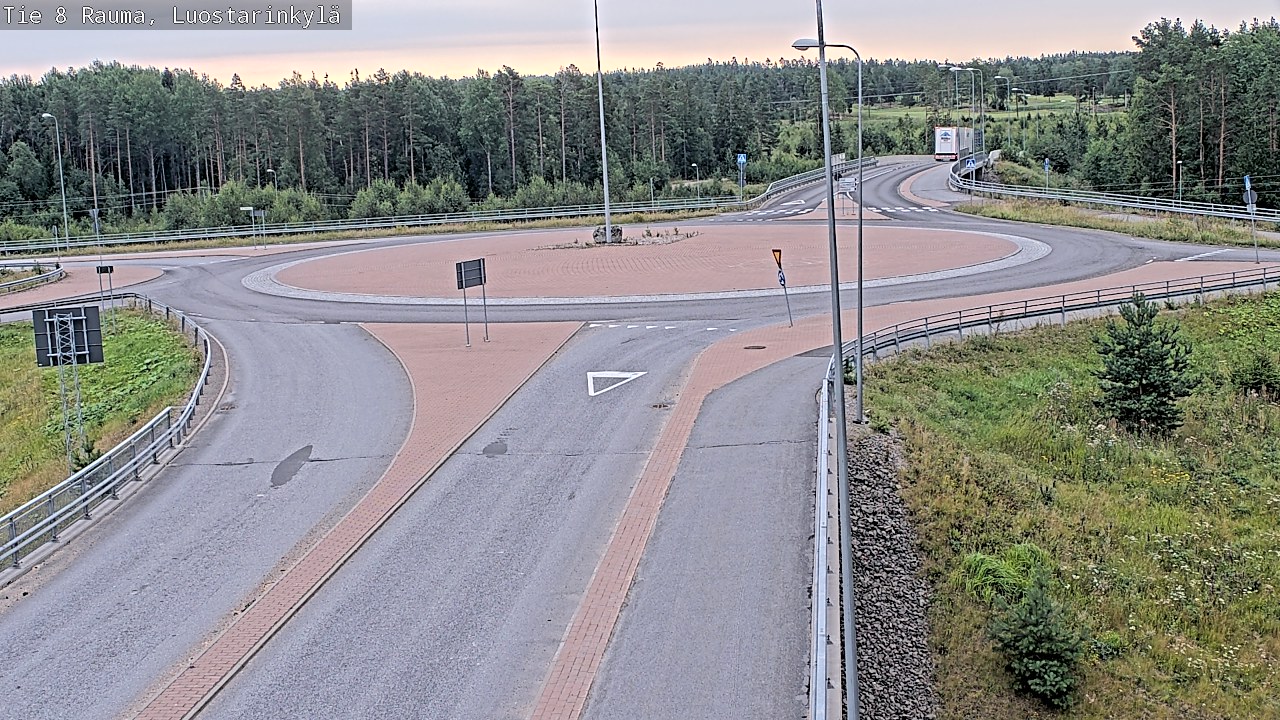 Weather Camera Image Road 8 Rauma, Luostarinkylä, Rauma, Satakunta