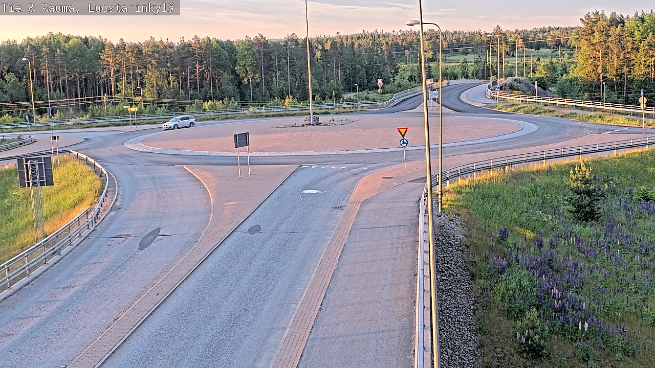 Weather Camera Image Road 8 Rauma, Luostarinkylä, Rauma, Satakunta