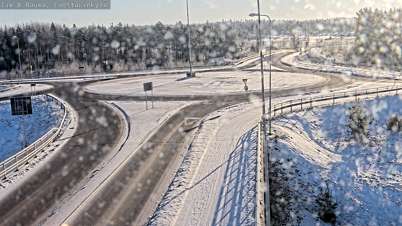 Weather Camera Image Road 8 Rauma, Luostarinkylä, Rauma, Satakunta