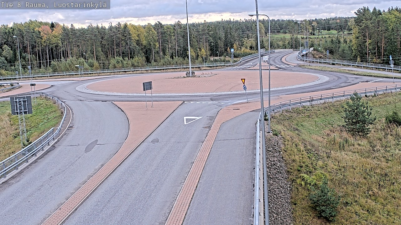 Weather Camera Image Road 8 Rauma, Luostarinkylä, Rauma, Satakunta