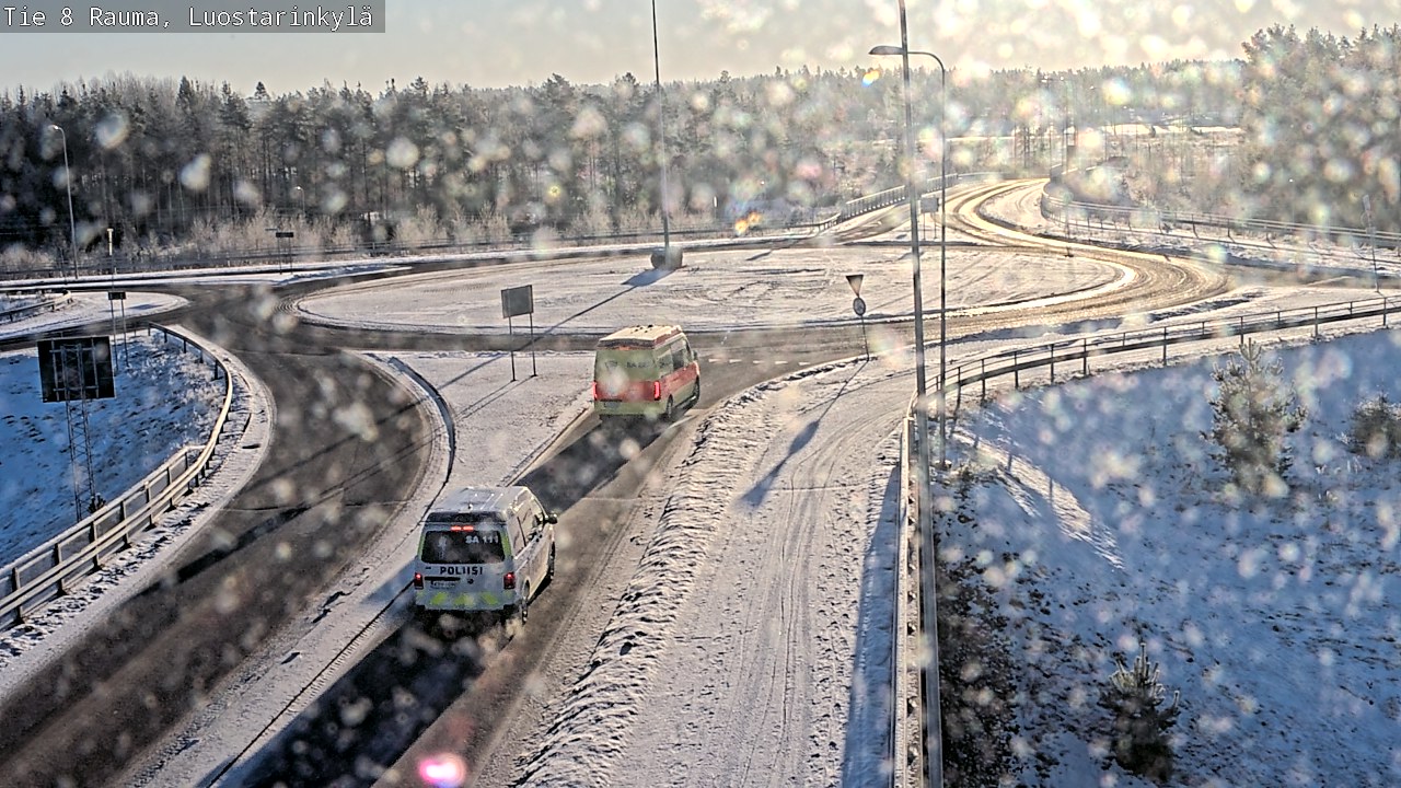 Weather Camera Image Road 8 Rauma, Luostarinkylä, Rauma, Satakunta