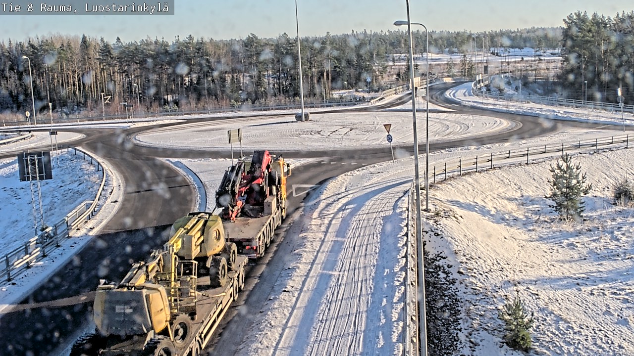 Weather Camera Image Road 8 Rauma, Luostarinkylä, Rauma, Satakunta