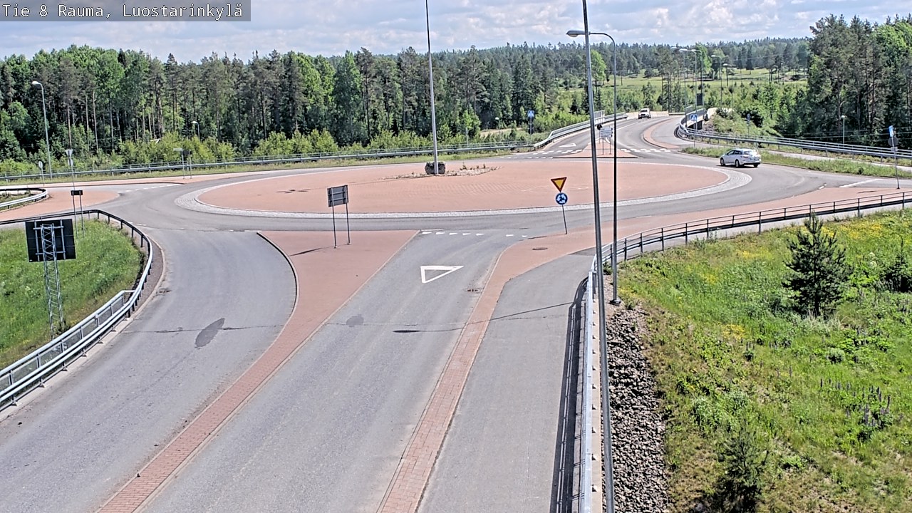 Kelikamerat Kuva Tie 8 Rauma, Luostarinkylä, Rauma, Satakunta