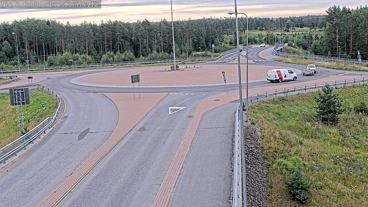 Weather Camera Image Road 8 Rauma, Luostarinkylä, Rauma, Satakunta